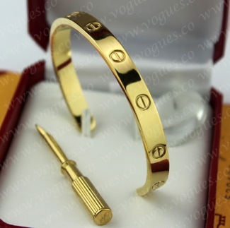 Cartier Semi-Open Love Bracelet Yellow Gold B6032417